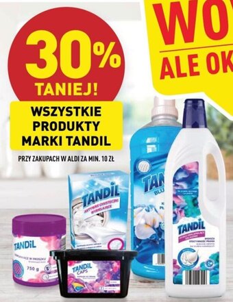 ALDI WSZYSTKIE PRODUKTY MARKI TANDIL oferta