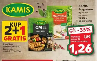 Kaufland KAMIS Przyprawa 15-25 g oferta