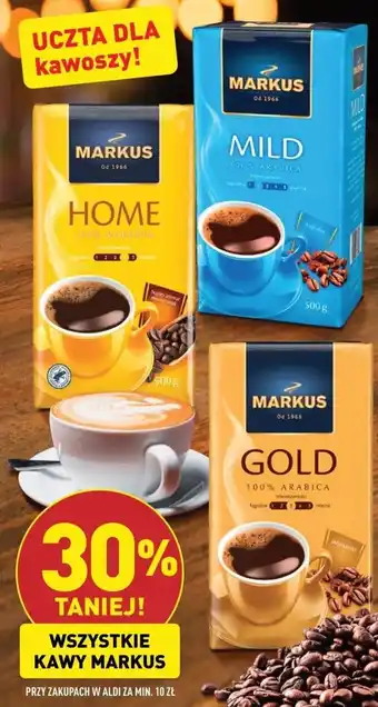 ALDI WSZYSTKIE KAWY MARKUS oferta