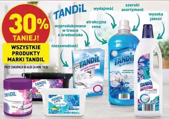 ALDI WSZYSTKIE PRODUKTY MARKI TANDIL oferta