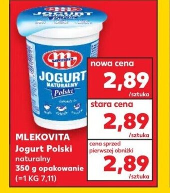 Kaufland MLEKOVITA Jogurt Polski 350 g oferta