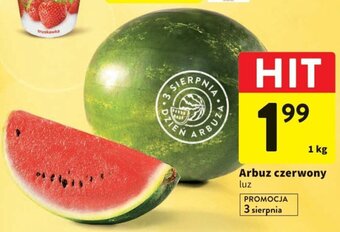 Intermarche Arbuz czerwony 1kg oferta