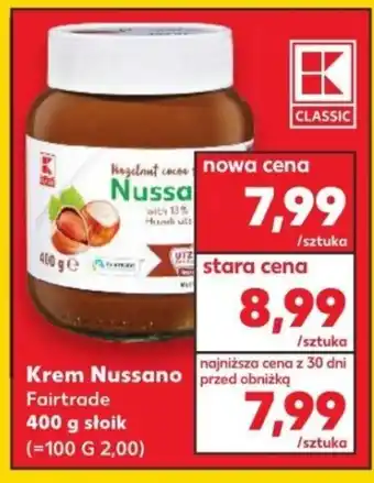 Kaufland Krem Nussano 400 g słoik oferta