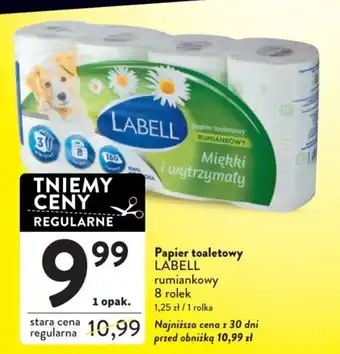Intermarche Papier toaletowy LABELL 8 rolek oferta
