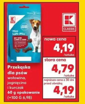 Kaufland Przekąska dla psów 60 g oferta