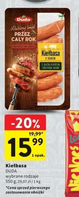 Intermarche Kiełbasa DUDA 550 g oferta