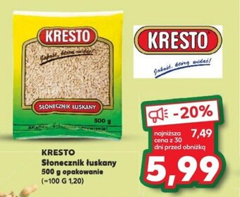 KRESTO Słonecznik łuskany 500 g