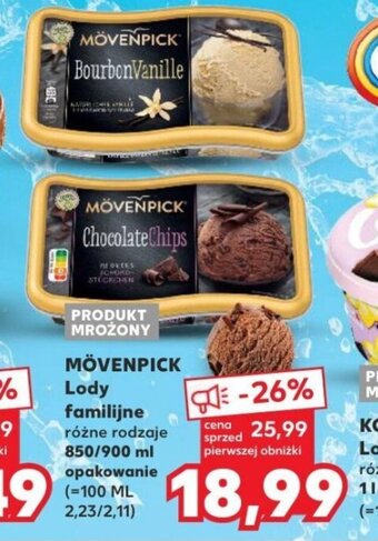 Kaufland MÖVENPICK Lody familijne 850/900 ml oferta