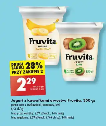 Biedronka Jogurt panna cotta z truskawką oferta