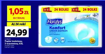 Lidl Papier toaletowy komfort greek edition oferta