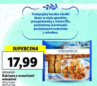 Lidl Baklawa oferta