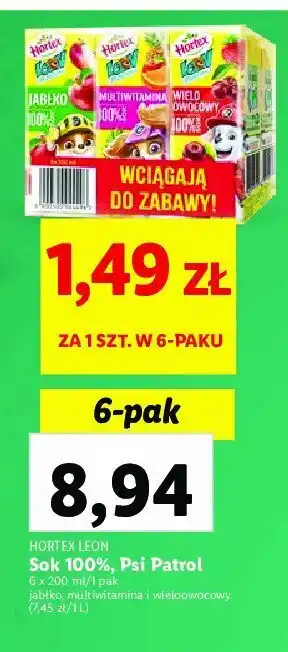 Lidl Soki owocowe mix oferta