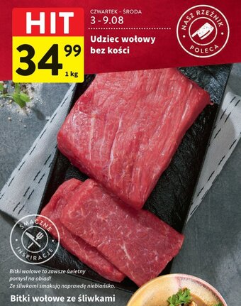Intermarche Udziec wołowy bez kości 1kg oferta