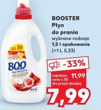 Kaufland BOOSTER Plyn do prania 1,5l oferta