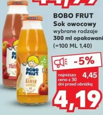 Kaufland BOBO FRUT Sok owocowy 300 ml oferta