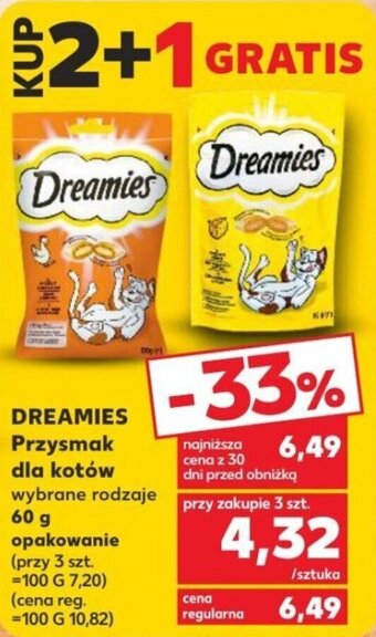 Kaufland DREAMIES Przysmak dla kotów 60 g oferta