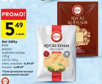 Intermarche Ser żółty RYKI 135 g oferta