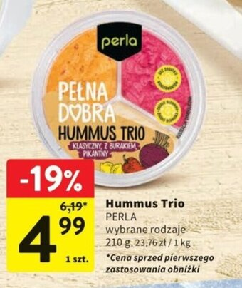 Intermarche Hummus Trio PERLA 210 g oferta