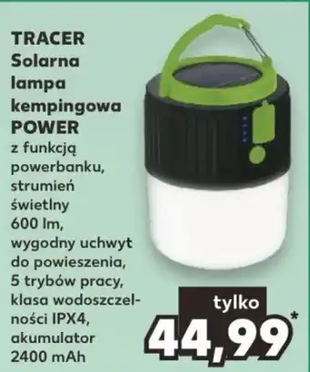 Kaufland TRACER Solarna lampa kempingowa POWER oferta
