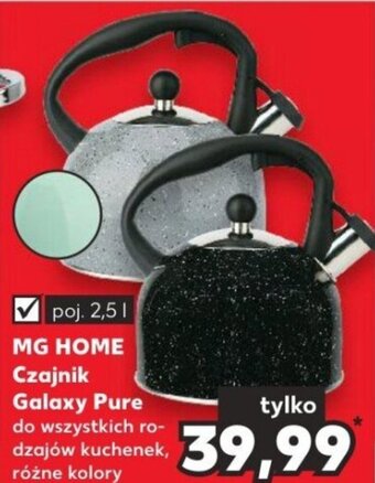 Kaufland MG HOME Czajnik Galaxy Pure poj. 2,5l oferta