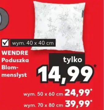 Kaufland WENDRE Poduszka Blommenslyst wym. 40 x 40 cm oferta