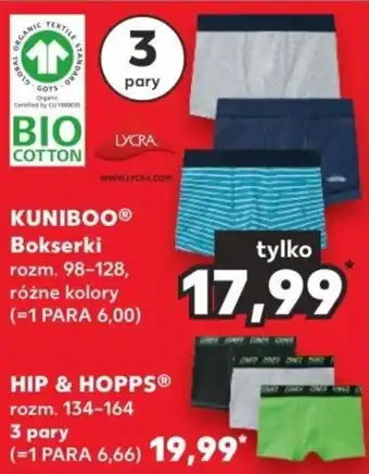Kaufland KUNIBOOⓇ Bokserki rozm. 98-128 oferta