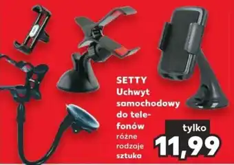 Kaufland SETTY Uchwyt samochodowy do telefonów oferta