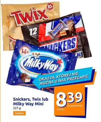 Snickers, Twix lub Milky Way Mini 227g