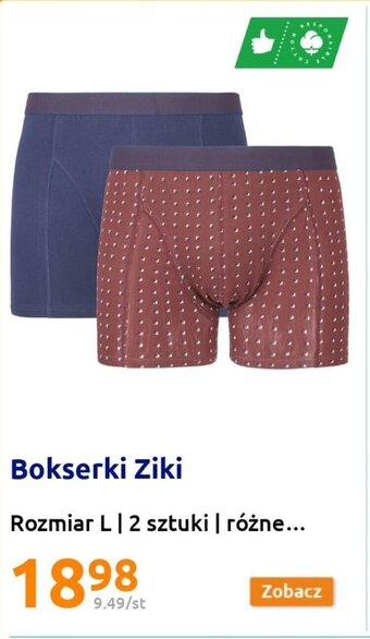 Action Bokserki Ziki Rozmiar L 2 sztuki oferta