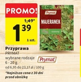Intermarche Przyprawa PRYMAT 6-20g oferta