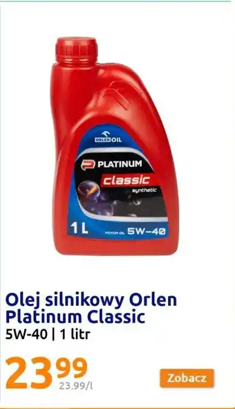 Action Olej silnikowy Orlen Platinum Classic 5W-40 1 litr oferta