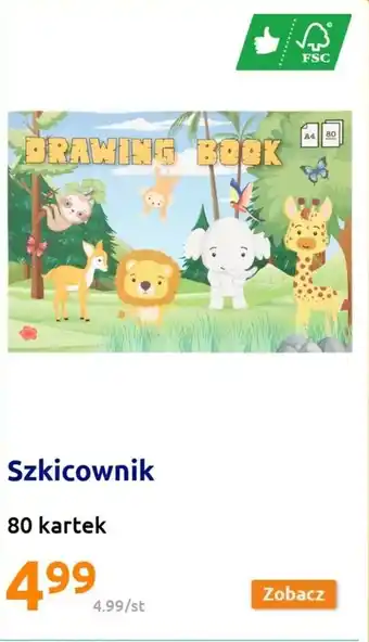Action Szkicownik 80 kartek oferta
