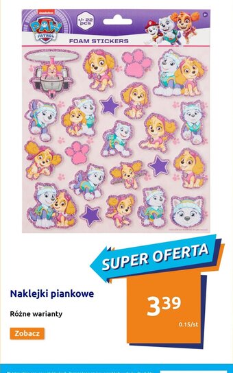 Action Naklejki piankowe oferta