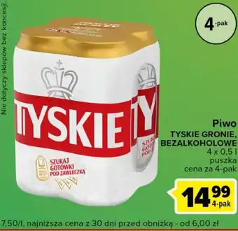 Globi Piwo TYSKIE GRONIE, BEZALKOHOLOWE oferta