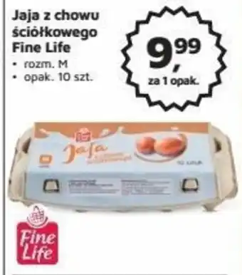 Odido Jaja z chowu ściółkowego Fine Life • rozm. M . opak. 10 szt. oferta