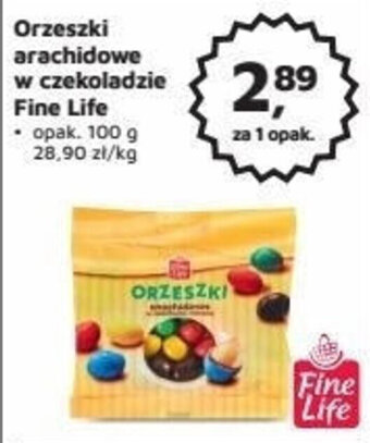 Odido Orzeszki arachidowe w czekoladzie Fine Life, 100g oferta