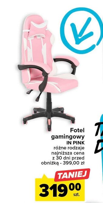 Carrefour Fotel gamingowy oferta