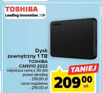 Carrefour Dysk canvio 2022 1 tb oferta