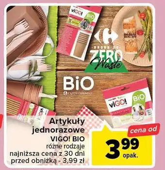 Carrefour Talerze papierowe 18 cm oferta