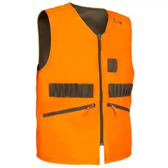 Decathlon Kamizelka myśliwska solognac steppe 300 dwustronna fluo/zielona oferta