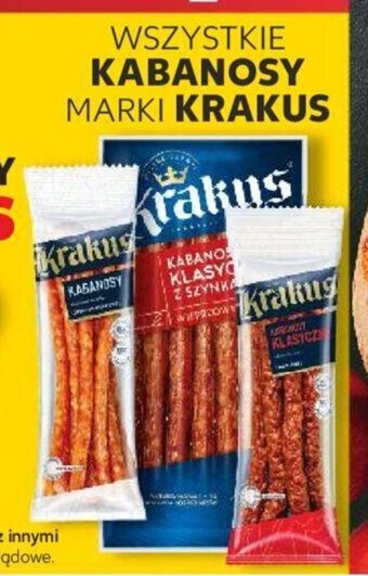 Kaufland WSZYSTKIE KABANOSY MARKI KRAKUS oferta
