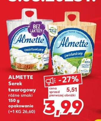 Kaufland ALMETTE Serek twarogowy 150 g oferta