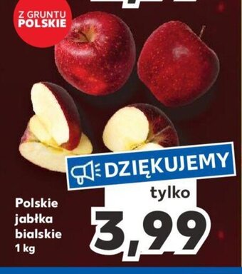 Kaufland Polskie jabłka bialskie 1 kg oferta