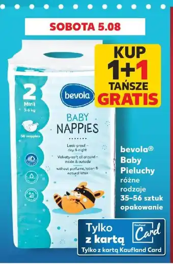 KUP 1+1 TAŃSZE GRATIS bevola® Baby Pieluchy 35-56 sztuk