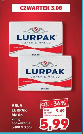 Kaufland ARLA LURPAK Masło 200 g oferta