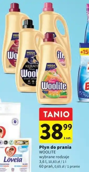 Intermarche Płyn do prania WOOLITE 3,6 l oferta