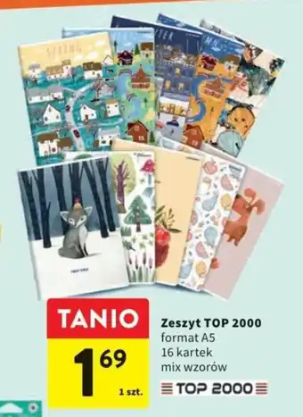 Intermarche Zeszyt TOP 2000 A5 16 kartek oferta