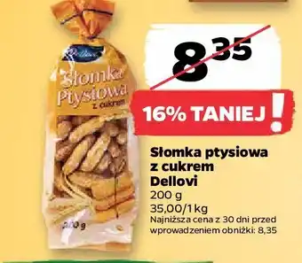 Słomki ptysiowe z cukrem