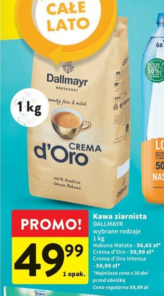 Intermarche Kawa ziarnista DALLMAYR 1 kg oferta