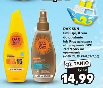 Kaufland Emulsja do opalania rozświetlający spf15 oferta